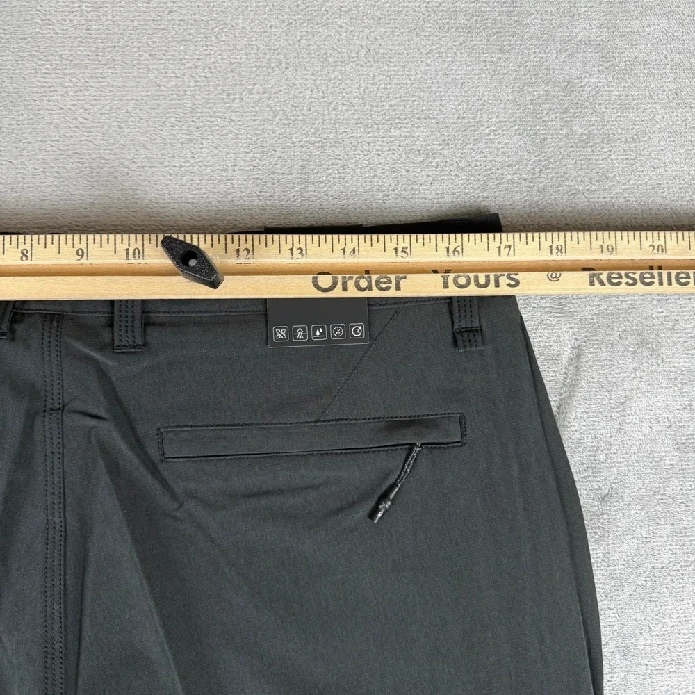7 Diamonds Sierra High Performance Shorts Mens 32 Black Stretch $79 7D New NWT